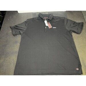Tommy Bahama TB18 Golf Mens XXL Black Straightaway Polo Shirt Ciena Logo G2003